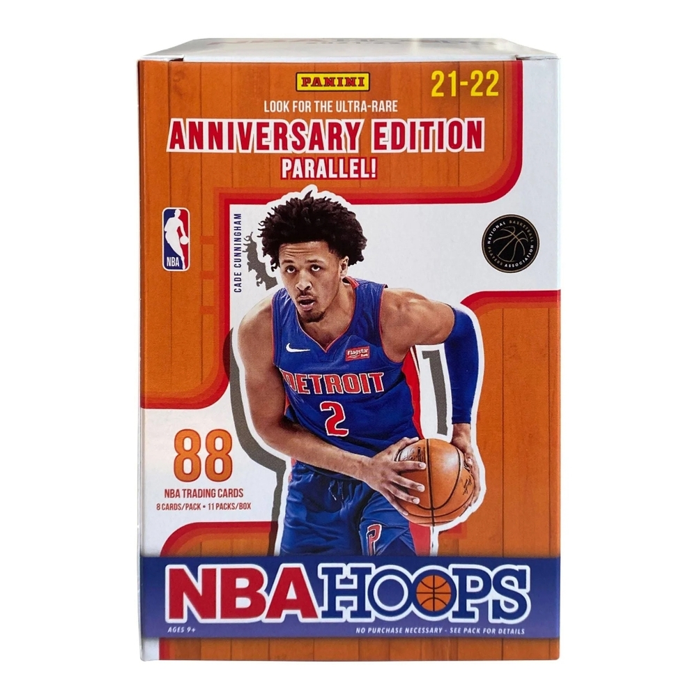 2021-22 Panini NBA Hoops Basketball Cards Blaster Box NEW 88 Trading Cards